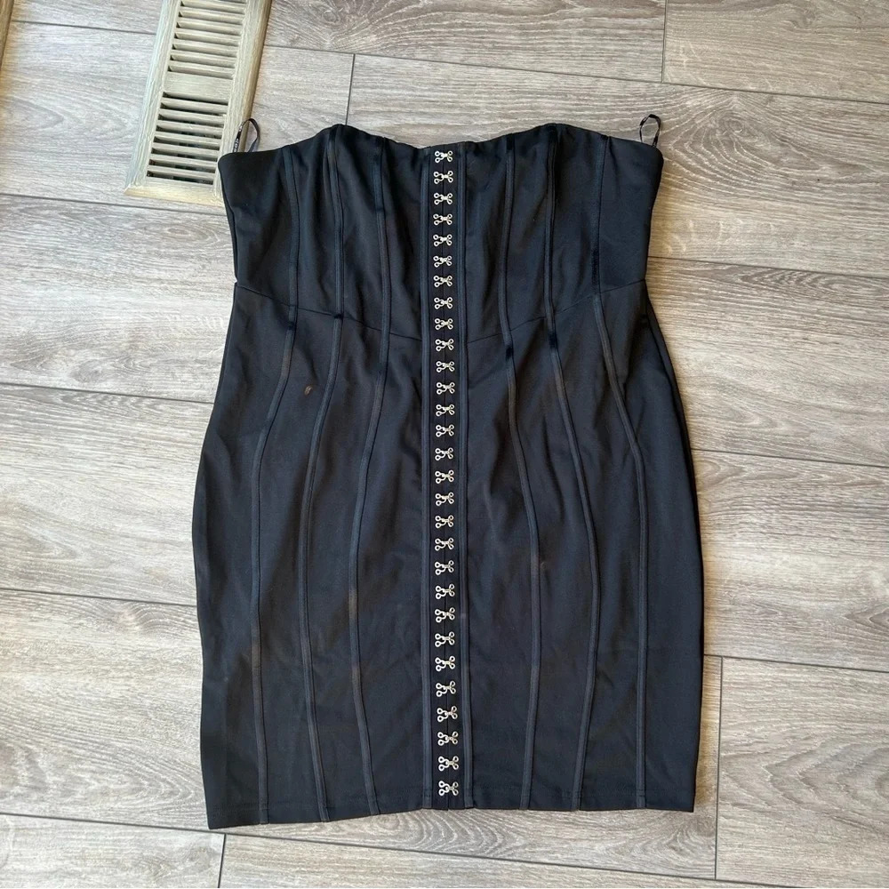 NWT Forever 21 Plus Strapless Corset  Bodycon Dress